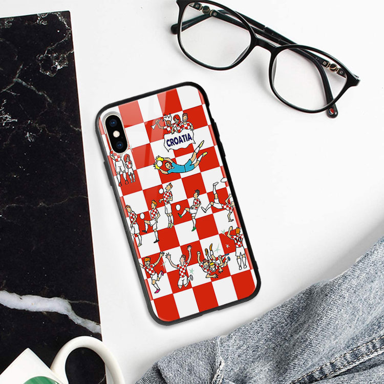 Ốp Lưng Iphone 6 In Hình Croatia IMACC Cho Iphone 12 11 Pro Max 6 6S 7 8 Plus Xr X Xs Max Mini Se 2020
