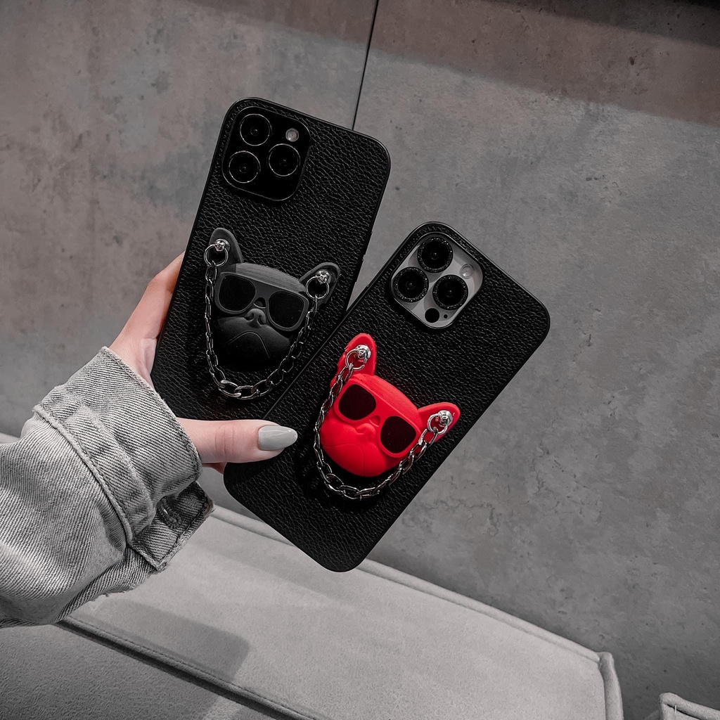 Ốp lưng iphone NHÁM CHÓ BULL CÓ XÍCH 7plus/8plus/xs max/11/11 pro/11 promax/12promax/13promax, 14promax Anh Ga Case