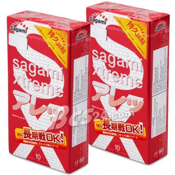 Bao Cao Su Gân Gai nhiều Gel bôi trơn SAGAMI Xtreme Feel Long Nhật Bản (Hộp 10C)