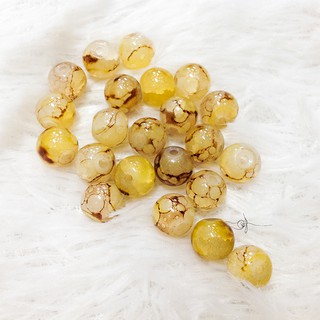 10 Hạt đá phong thủy làm vòng tay size 8mm xỏ trang sức handmade