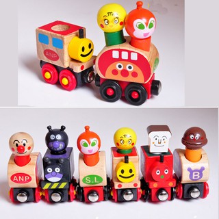 Bộ đoàn tàu Anpanman Superman RB105 đồ chơi gỗ