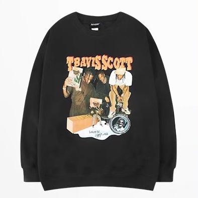 Áo Nỉ BÔNG Sweater Travisscott  Nam Nữ Unisex - Form Rộng Unisex Chất Nỉ BÔNG Áo Hoodie - Phong Cách Hàn Quốc | BigBuy360 - bigbuy360.vn