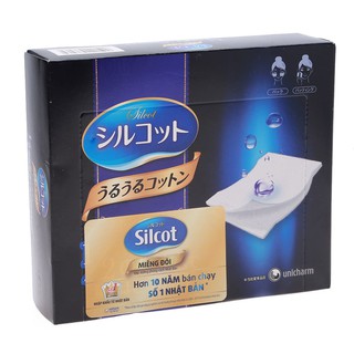 Bông trang điểm Silcot miếng đôi 40 miếng/hộp