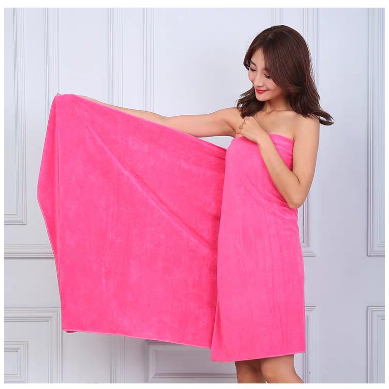 Khăn tắm cao cấp 70x140cm, khăn tắm body sợi microfiber siêu mịn