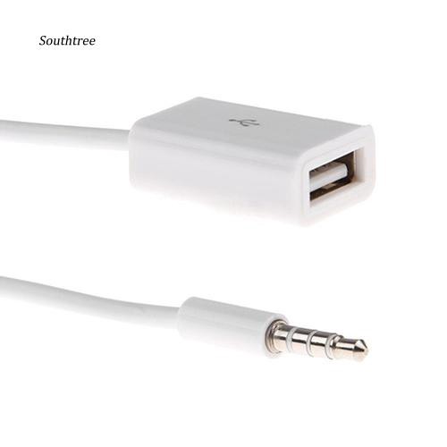 Dây cáp chuyển đổi cổng âm thanh AUX 3.5mm - USB 2.0