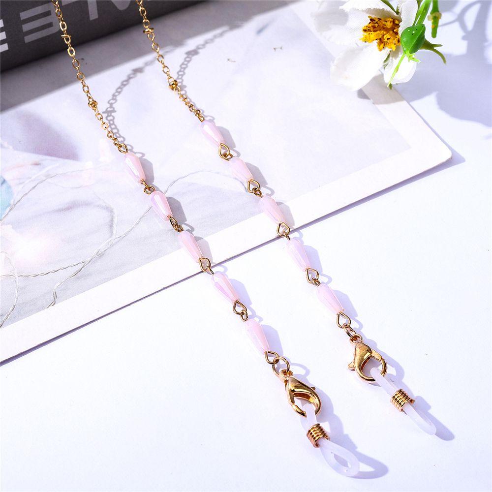 NIUYOU Dây Chuỗi Hạt Pha Lê Đeo Mắt Kính Chống Thất Lạc Thời Trang