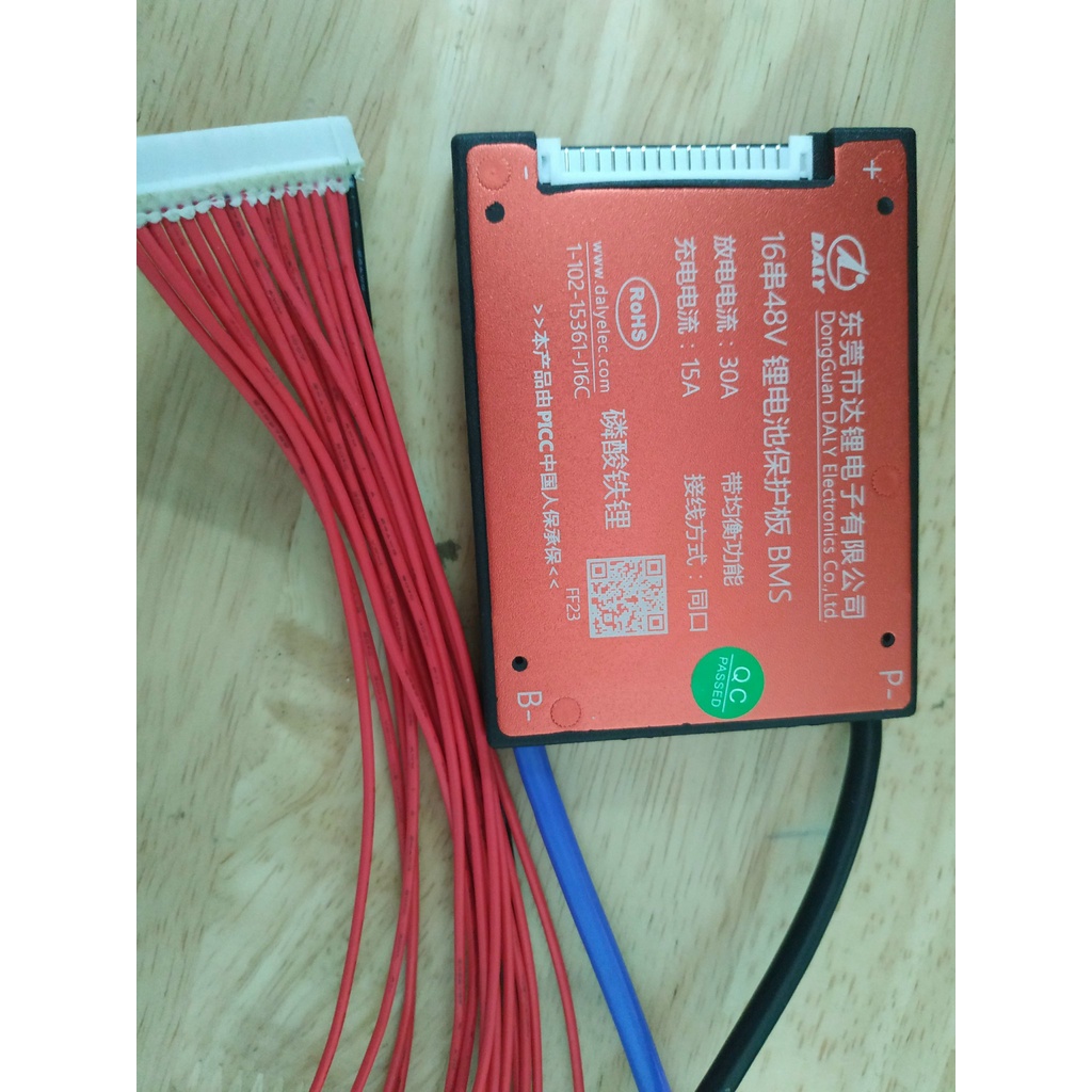 MẠCH CÂN BẰNG PIN LIFEPO4 16S 30A 60A 100A - hệ 48 voltage DALY