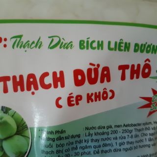 Thạch dừa thô