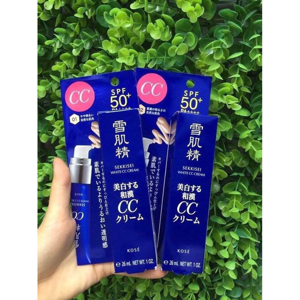 Kem trang điểm Kose Sekkisei White CC Cream SPF50/PA++++