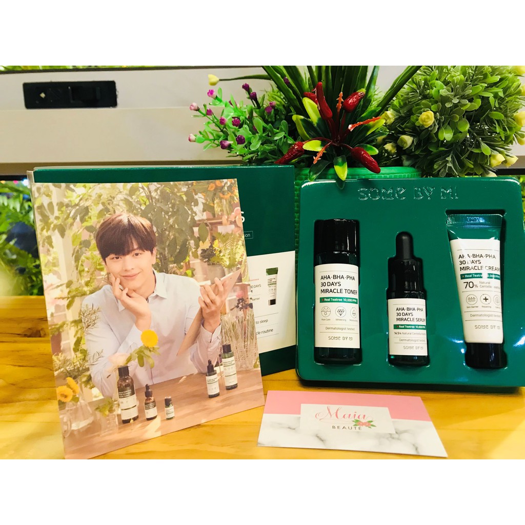 [CÓ BILL - CHÍNH HÃNG] Set mini 3 món giảm mụn cấp tốc Some By Mi AHA- BHA-PHA 30 Days Miracle Travel Kit | BigBuy360 - bigbuy360.vn