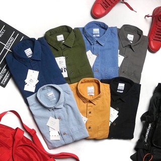 Áo Denim Một Túi Ngực Nam Tính của ZARA