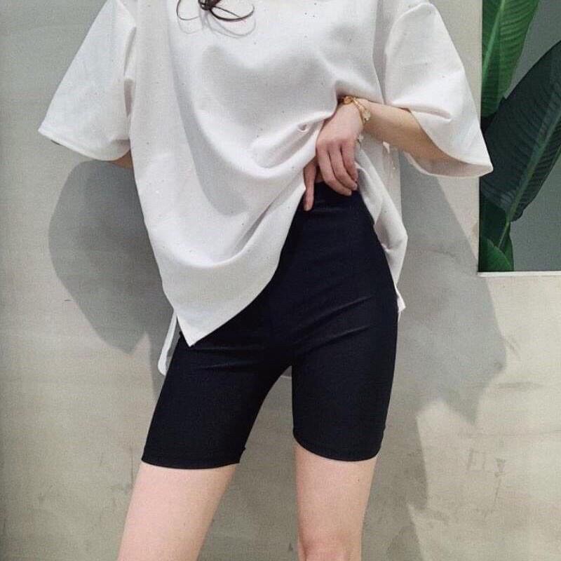 Quần legging ngố, quần legging đùi nữ vải thun cotton co giãn thoải mái năng động -  Q07 | WebRaoVat - webraovat.net.vn