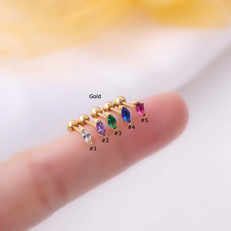 Khuyên xỏ cơ thể bằng thép không gỉ 20G