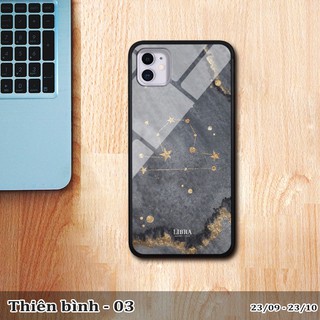 Ốp kính Iphone 11 in cung hoàng đạo
