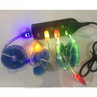 Cáp sạc Micro usb Full Led cho Điện Thoại Android