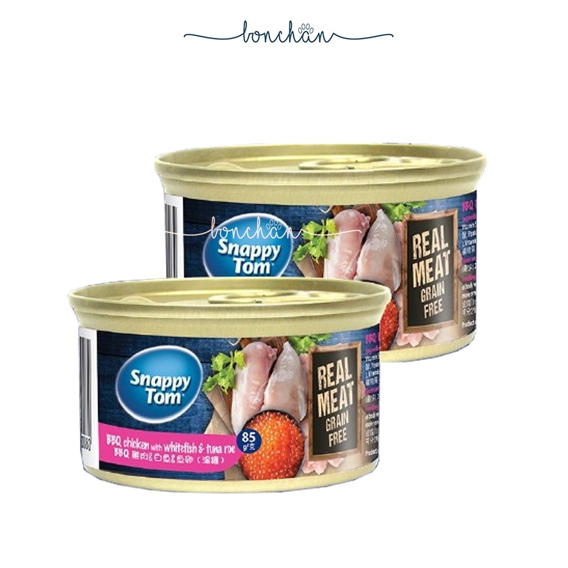 Pate Snappy Tom Premium lon cho mèo lon 85g
