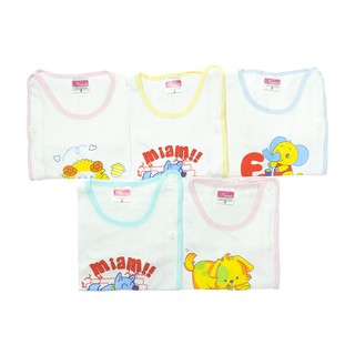 (3-13kg) Combo 5 Áo bác sỹ tay dài trắng Nanio (s1-5)