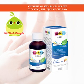 Bổ sung DHA cho bé từ 6 tháng Pediakid Omega 3, Pháp (125ml)
