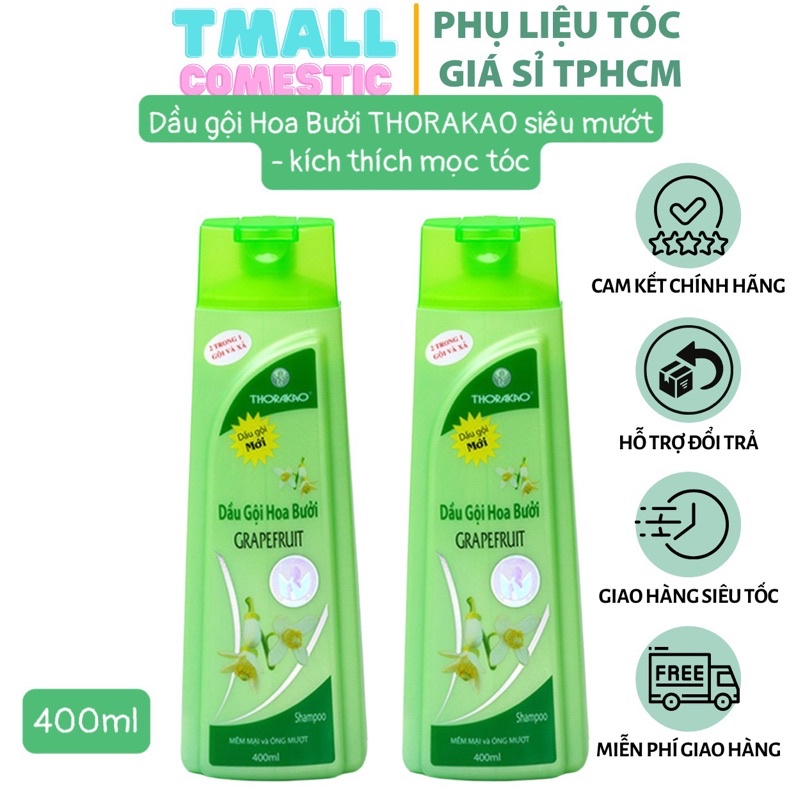 Dầu Gội Và Xả Hoa Bưởi Thorakao 400ml