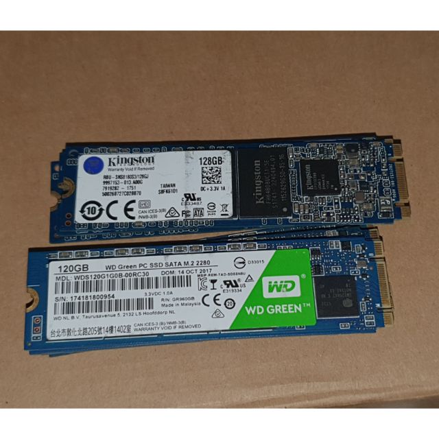 Ổ cứng M.2 SATA 2280 120Gb xách tay nội địa đã qua sử dụng