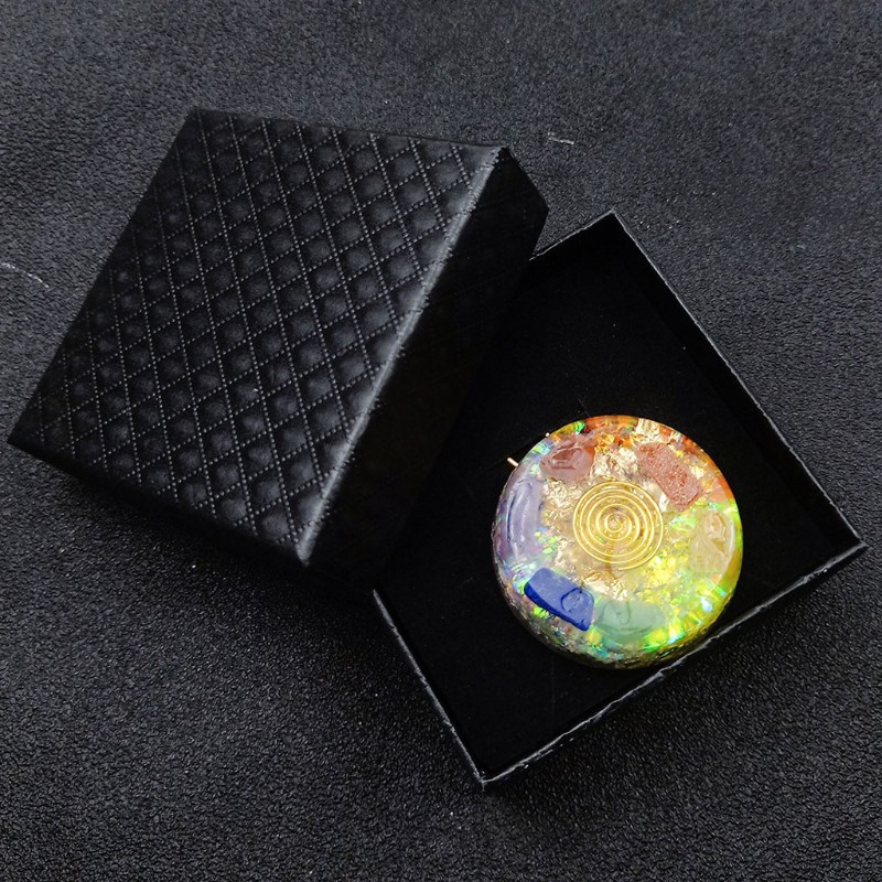 Dây chuyền Chakras Orgonite 10ms 7 nhiều màu sắc