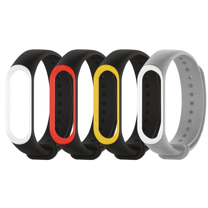 Dây Đeo Silicon Thay Thế Cho Đồng Hồ Thông Minh Xiaomi Mi Band 3 &amp; Xiaomi Mi Band 4