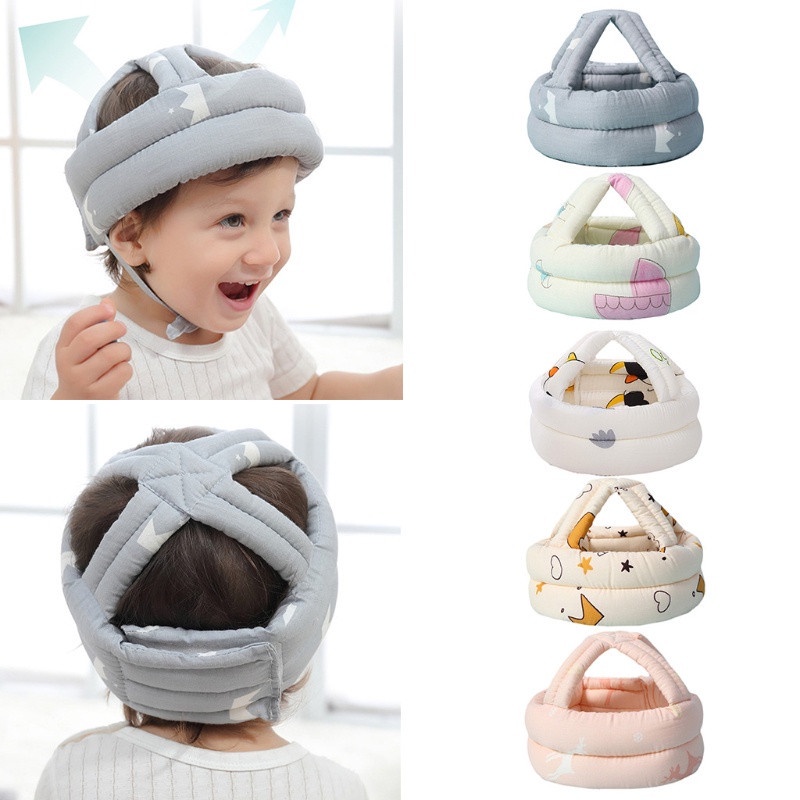 Mũ Bảo Hiểm Bảo Vệ Đầu Cho Bé Tập Đi, Tập Bò Chống Va Đập Cho Trẻ Từ 5-36 Tháng