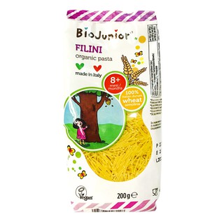 Mì sợi ăn dặm hữu cơ cho bé từ 8 tháng 200gr - BioJunior