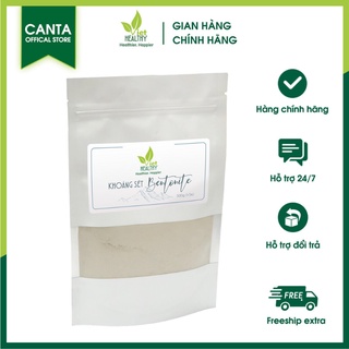 Khoáng sét bentonite clay mặt nạ đất sét hút độc tố, uống cùng vỏ mã đề thải độc cơ thể 500g viethealthy| việt healthy