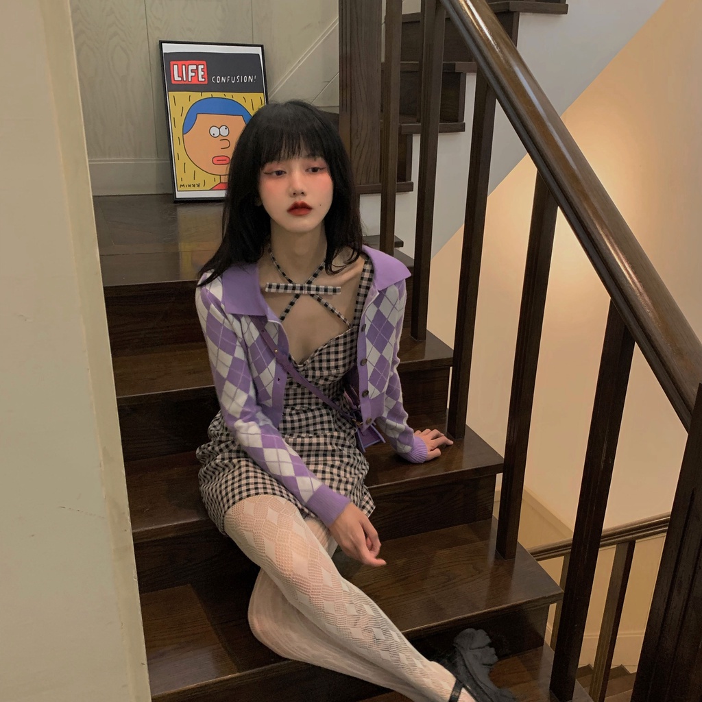 Áo Sweater Tay Dài Dáng Ôm Thời Trang Xinh Xắn Cho Nữ