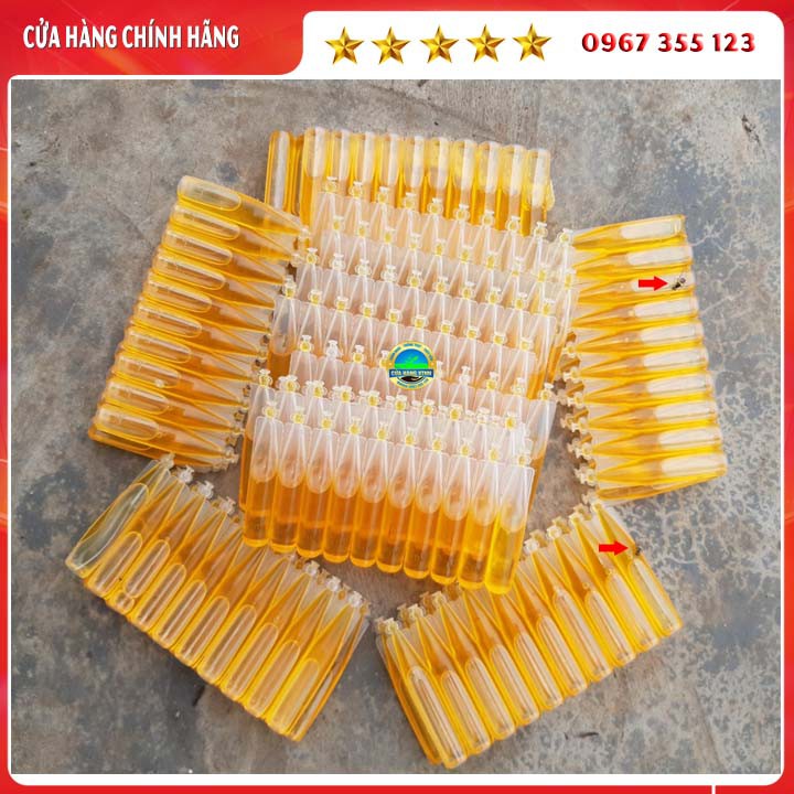 1 Ống Dẫn Dụ Ruồi  Vàng: Bẫy Ruồi Vàng Đục Trái - Ống 2ml
