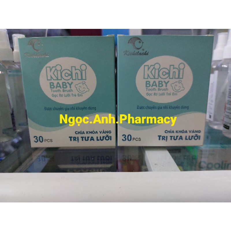 Gạc rơ lưỡi trẻ em Kichibaby