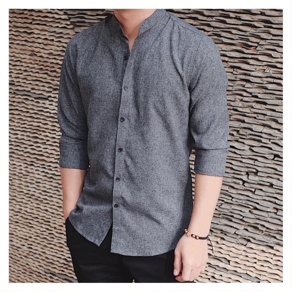 Áo sơ mi - Áo sơ mi đũi cao cấp - Chất đũi mát, không nhăn, không phai màu, dáng trẻ đẹp, tôn dáng người mặc | BigBuy360 - bigbuy360.vn