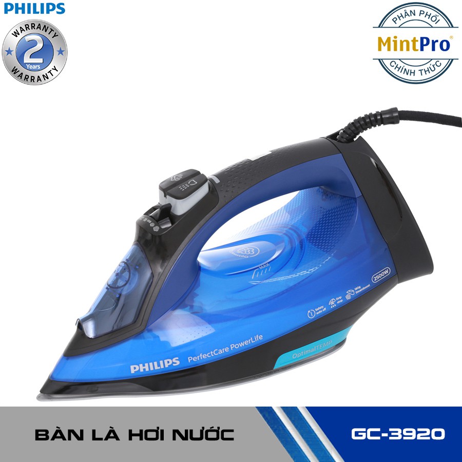 Bàn là hơi nước Philips GC3920