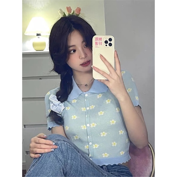 ORDER ÁO CROPTOP HOA QUẢNG CHÂU