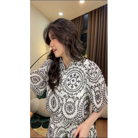 Set xô thêu hoa Cao Cấp