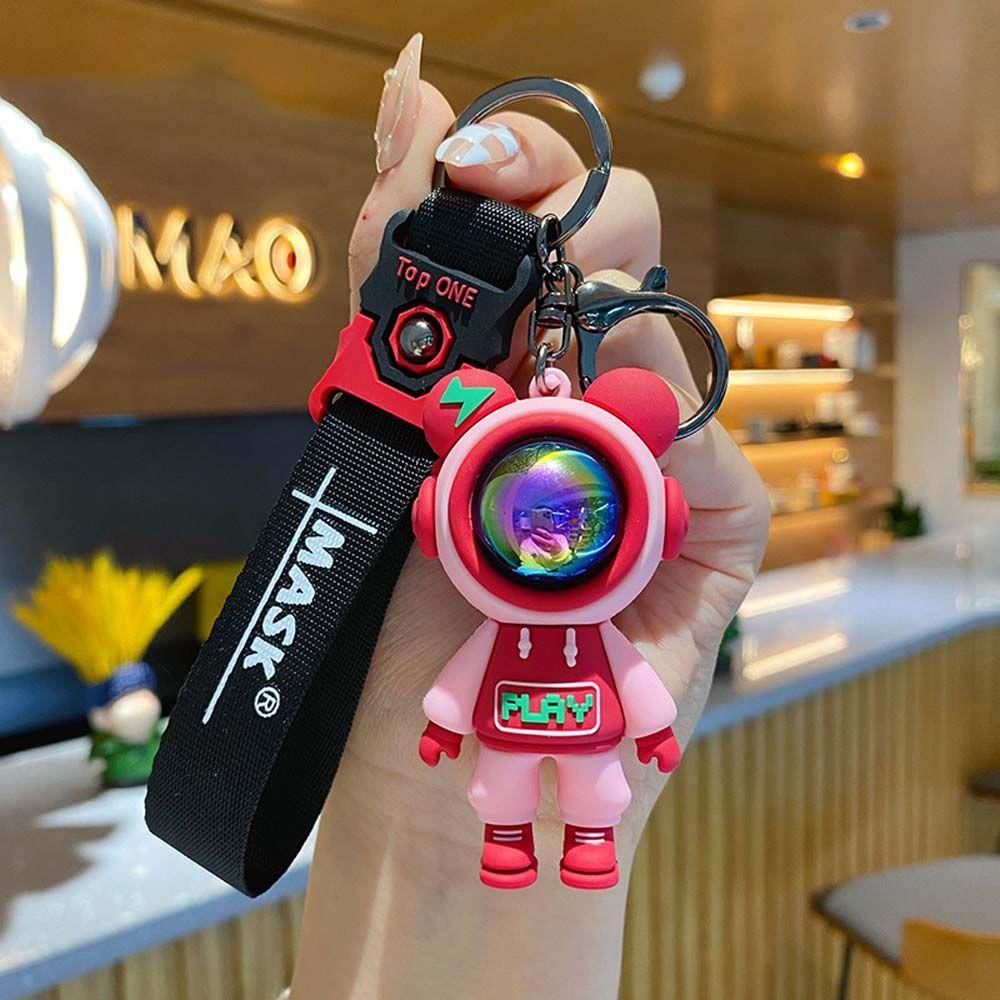 Móc Khóa Silicon Hình Gấu Dễ Thương