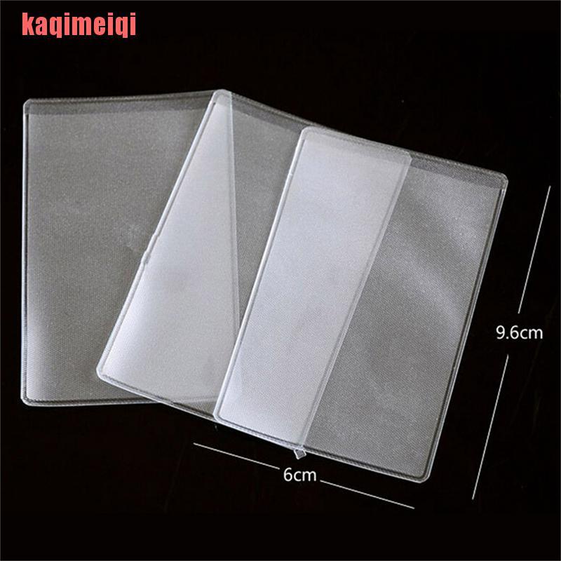 Set 10 Túi Đựng Thẻ Id Bằng Pvc Trong Suốt Tiện Dụng