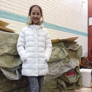 Áo phao Uniqlo kid (dáng dài)
