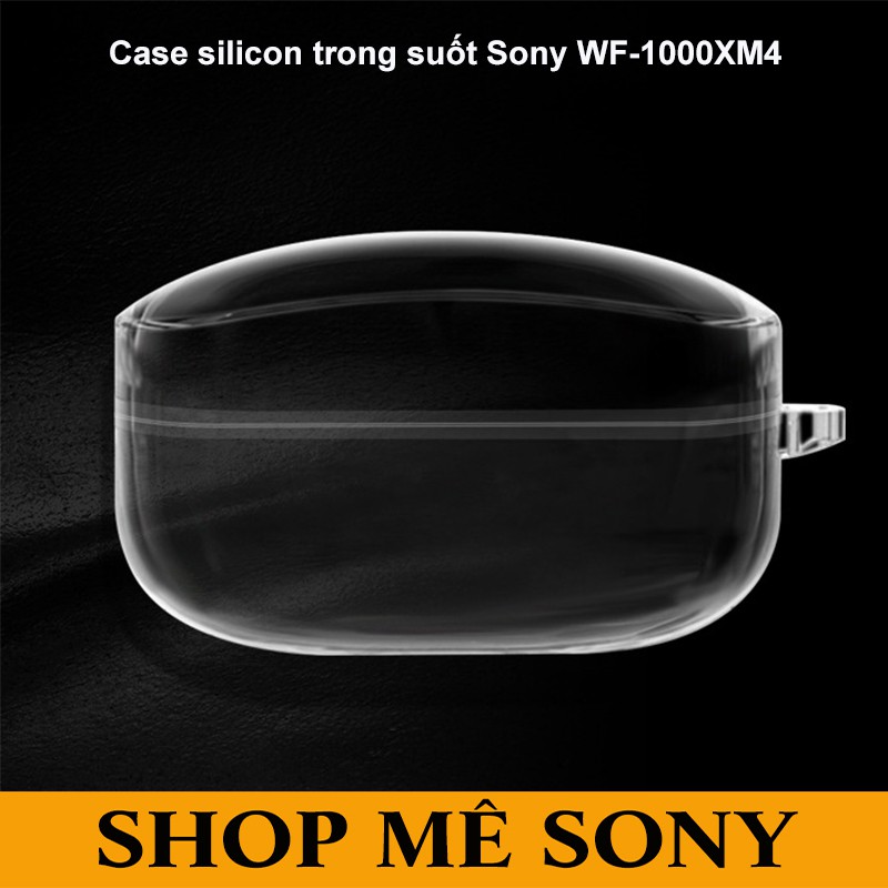 Sony WF-1000XM4 - Case ốp trong suốt WF 1000XM4  - Shop Mê Sony