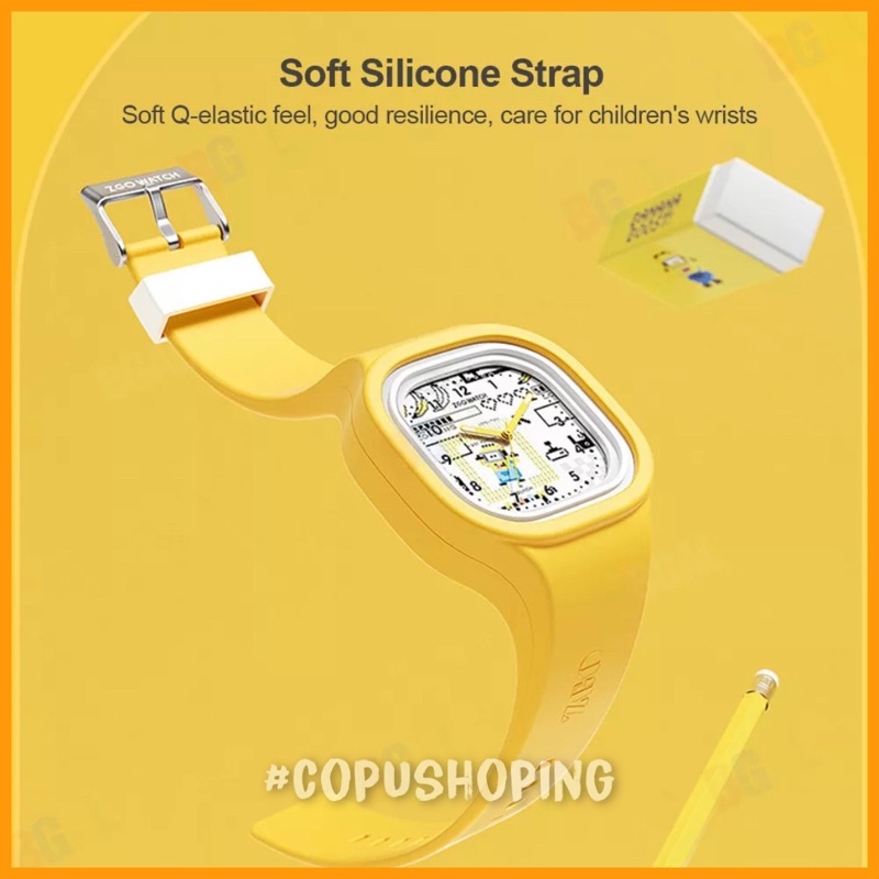 Đồng hồ Minions ZGO watch dây silicon phát sáng chính hãng - Sự trỗi dậy của Gru