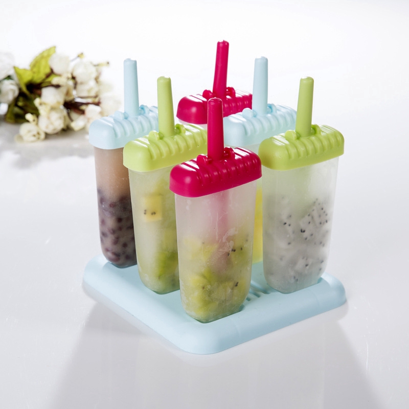 Khuôn làm 6 kem que tiện lợi