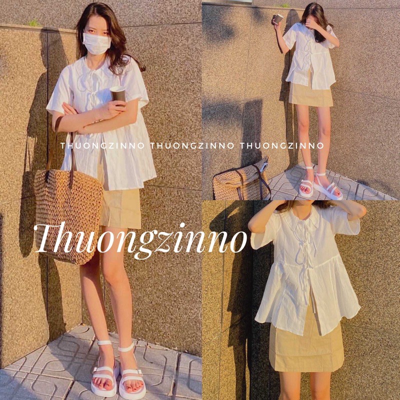 [Ảnh thật/Video] SET ÁO BABYDOLL BA NƠ + CHÂN VÁY (ảnh thật/sẵn) | BigBuy360 - bigbuy360.vn