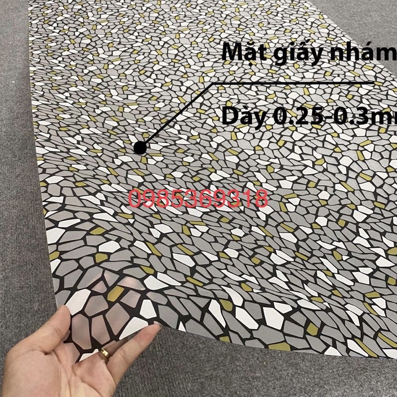 Giấy decal dán kính mờ keo sẵn boc ra dán