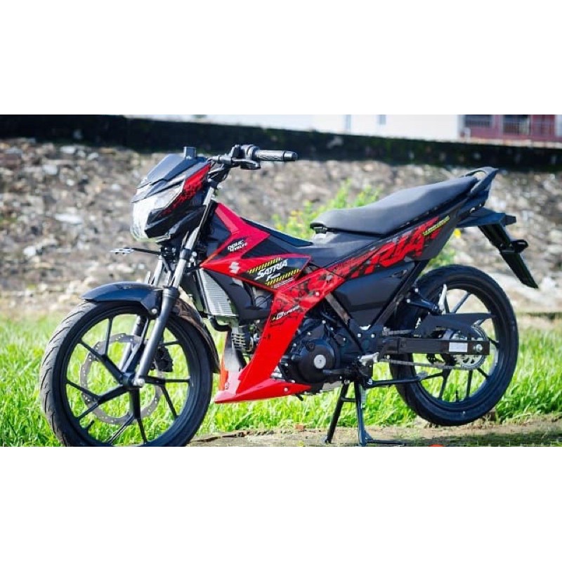 tem satria fi 2019, đen đỏ