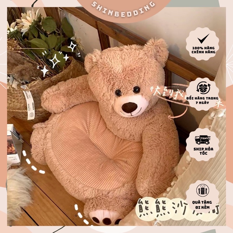 Ghế Bệt Gấu Dễ Thương, Trang Trí Phòng _shinbedding