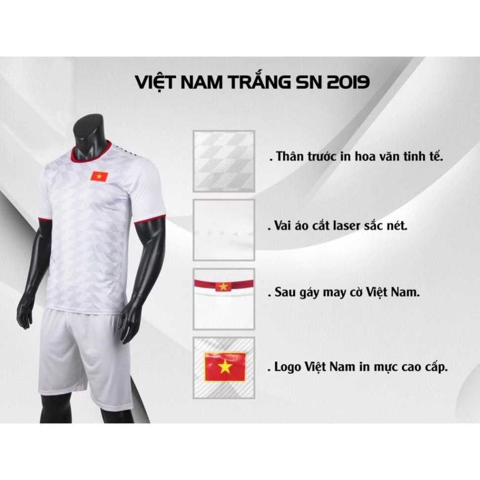 Áo bóng đá Việt Nam 2019 2020 đủ mầu hàng cao cấp