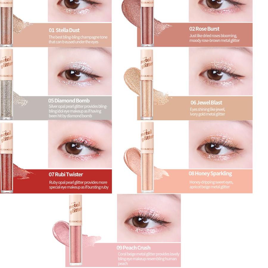 HOLIKA HOLIKA ❤Cửa hàng 1,1,1.⭐ Phấn Mắt Holica Holica Màu Kim Loại Lấp Lánh | BigBuy360 - bigbuy360.vn