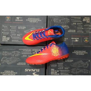 [sale 30%] giày đá bóng sân cỏ nhân tạo giá rẻ WINBRO đỏ