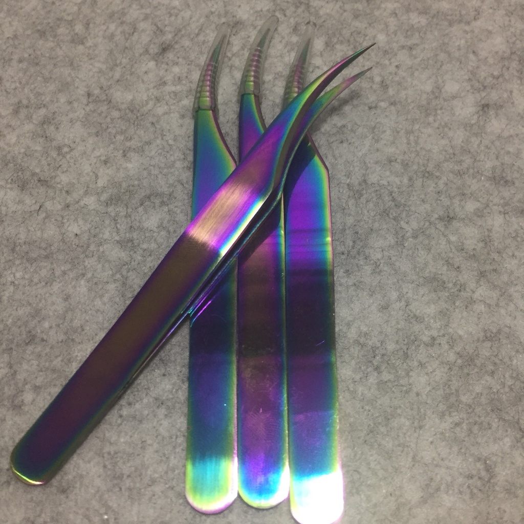 Nhíp 45 độ classic 7 màu  nối mi - tạo fan - dụng cụ nối mi_Mr Đức